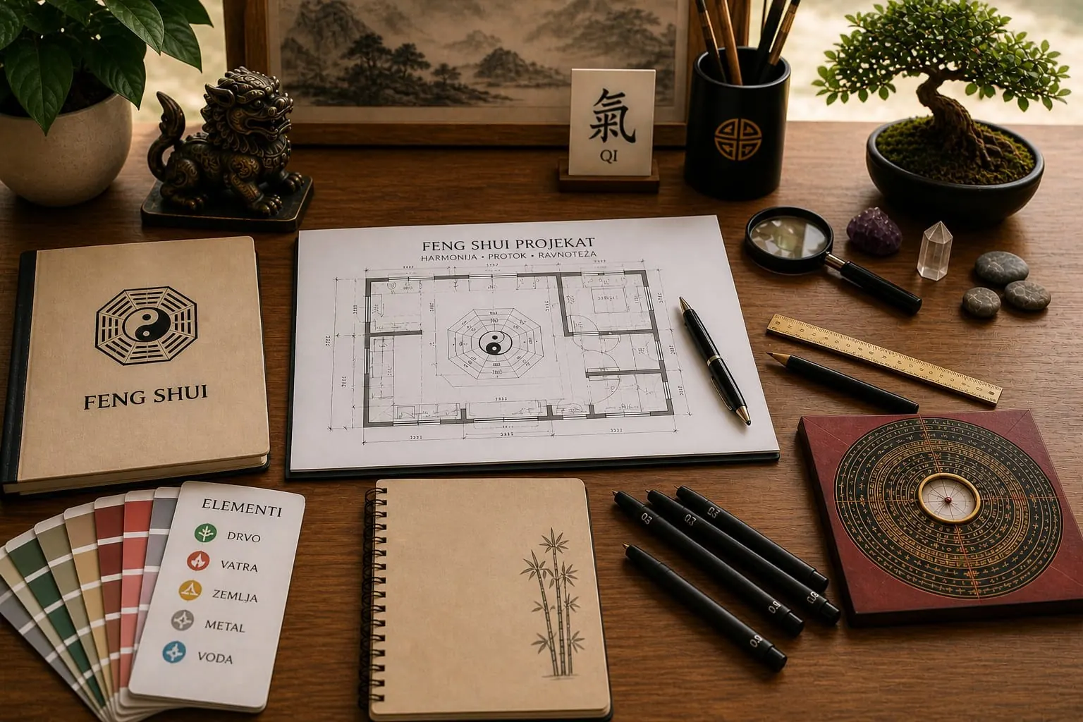 Klasični Feng Shui — primjer rada u prostoru